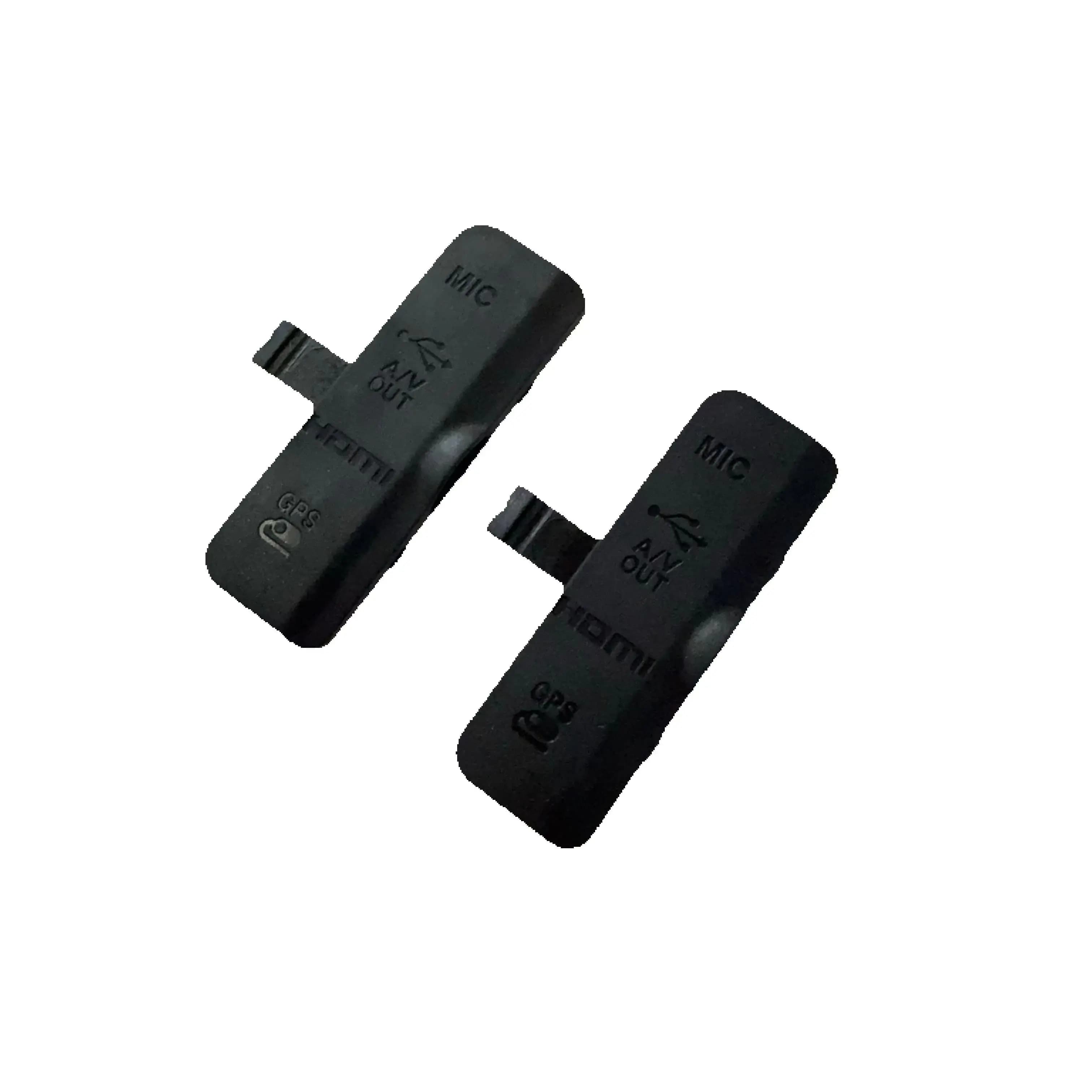 NUOVO Coperchio Inferiore in Gomma per Nikon D3200 con Porte MIC / A/V OUT / HDMI / GPS USB - Ricambio per Riparazione Fotocamera
