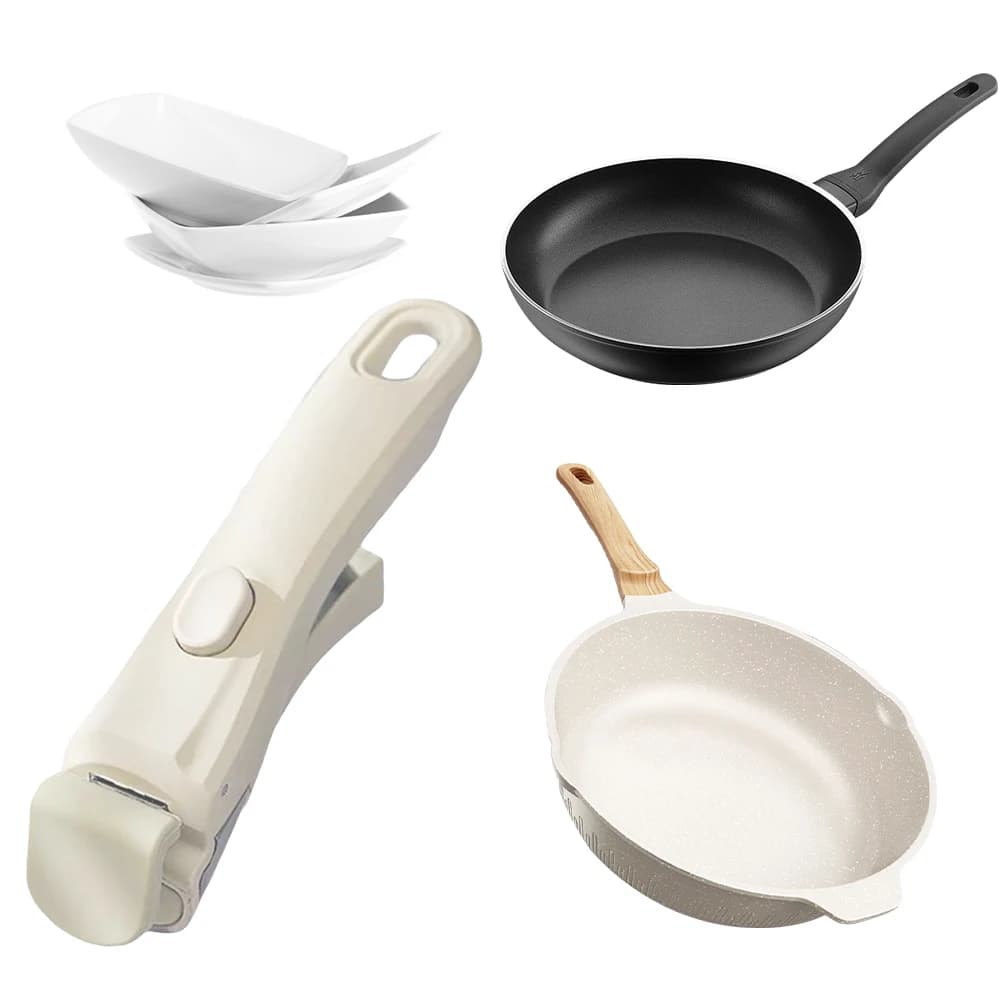 Multipurpose Anti-coating Handle for Padelle, Anti-slip Replacement Handle for All Types of Pots, Prevents Burns