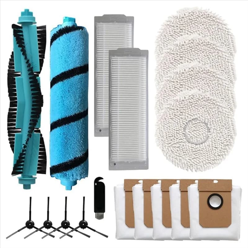A23F-Per Cecotec Conga 11090 Robot Aspirapolvere Spazzola Laterale Principale Filtri Hepa Mop Panno Sacchetti Per La Polvere Accessori