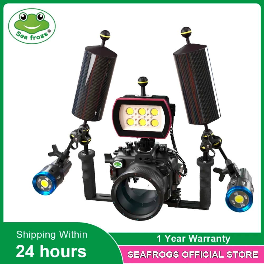 40meter Waterproof Camera Case Housing for Olympus E-M5III 12-40mm 12-50mm Dome Port