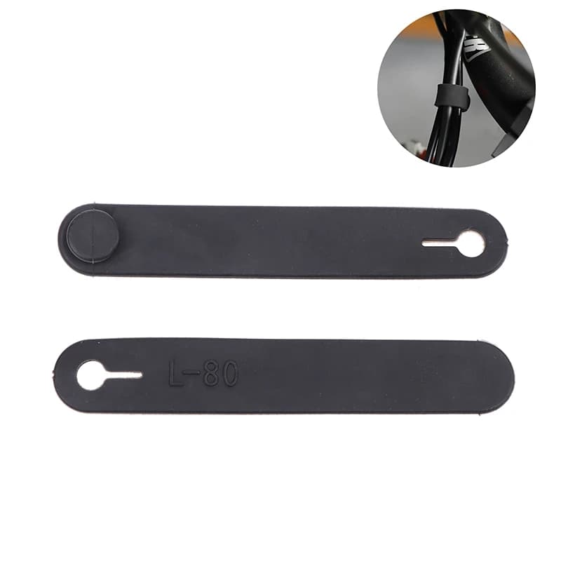 * 10Pcs Motorcycle Rubber Frame Securing Cable Wiring Harness Power Cord Tie Clutch Line Brake Elastic Fix Accessories
