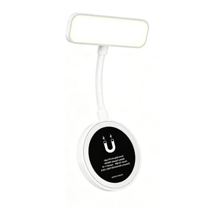 Stylish-Magnetic For Phone Led Ring Selfie Light 5 Brightness Levels& Temperature Adjustable 360° Flexible Arm For Vlog Makeup A