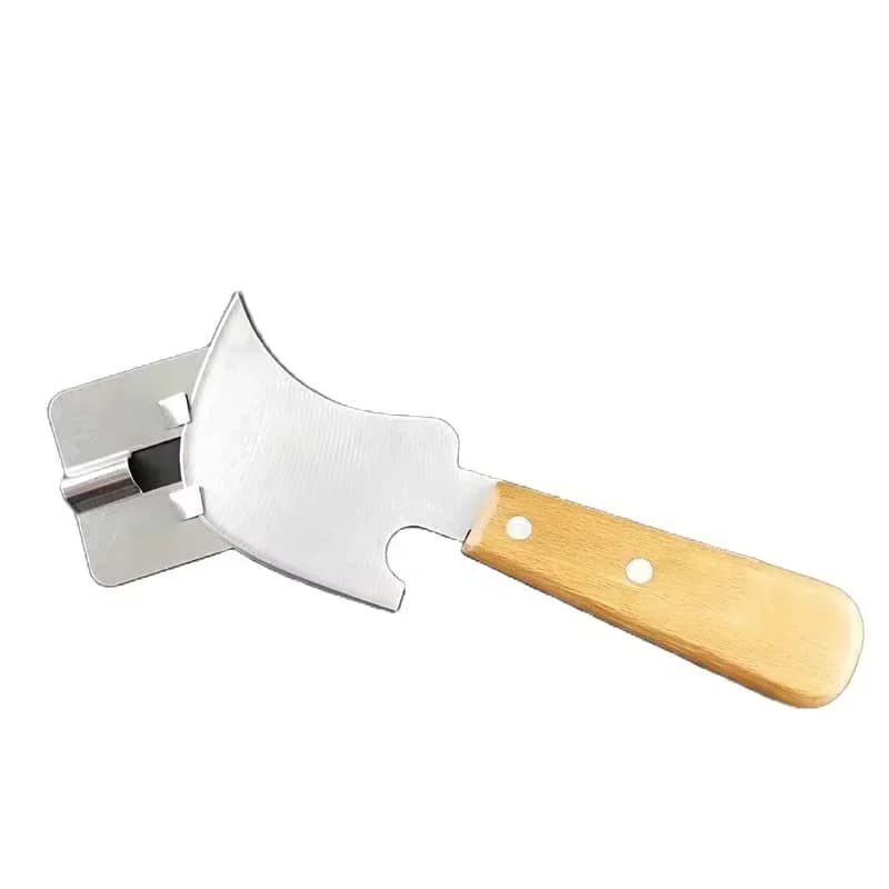 Coltello a quarto luna con scanalatura per pavimenti in vinile, coltello da taglio per taglio della pelle e coltello da taglio per taglio con guida per giunture di saldatura