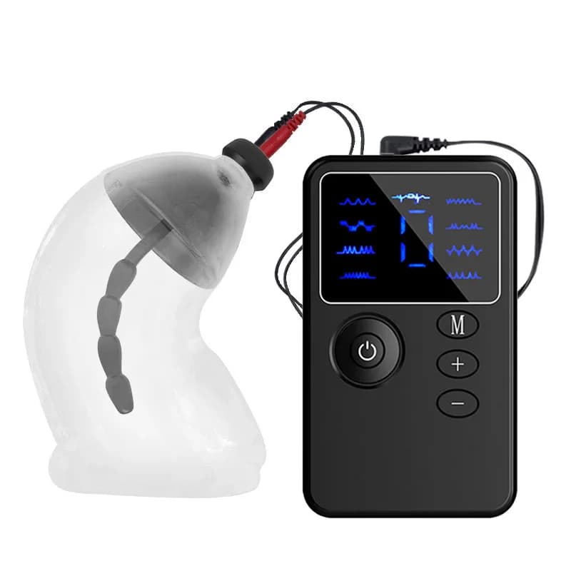 Electric Shock Penis Plug Cock Ring Chastity Cage Penis Electric Stimulator Male Urethral Dilator Bdsm Extreme Tazer Masturbator