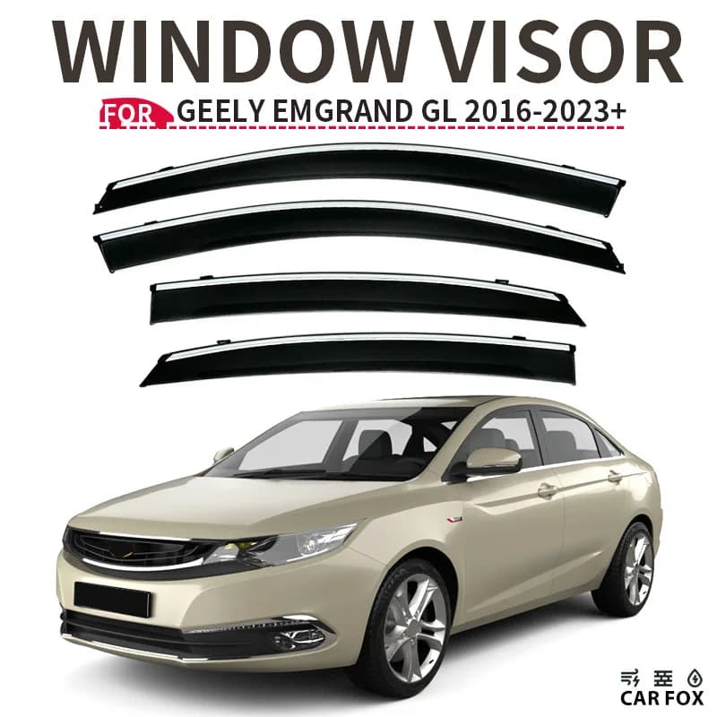 Per Geely Emgrand GL 2016-2023 Finestra di Automobile Visiera Tenda Shelter Parabrezza Finestrino Laterale Pioggia Parasole Accessori Auto