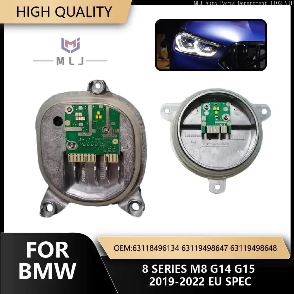 Per BMW Serie 8 M8 G14 G15 2019-2022 Specifiche EU Faro LED Modulo DRL Angel Eye Bianco 63118496134 63119498647 63119498648