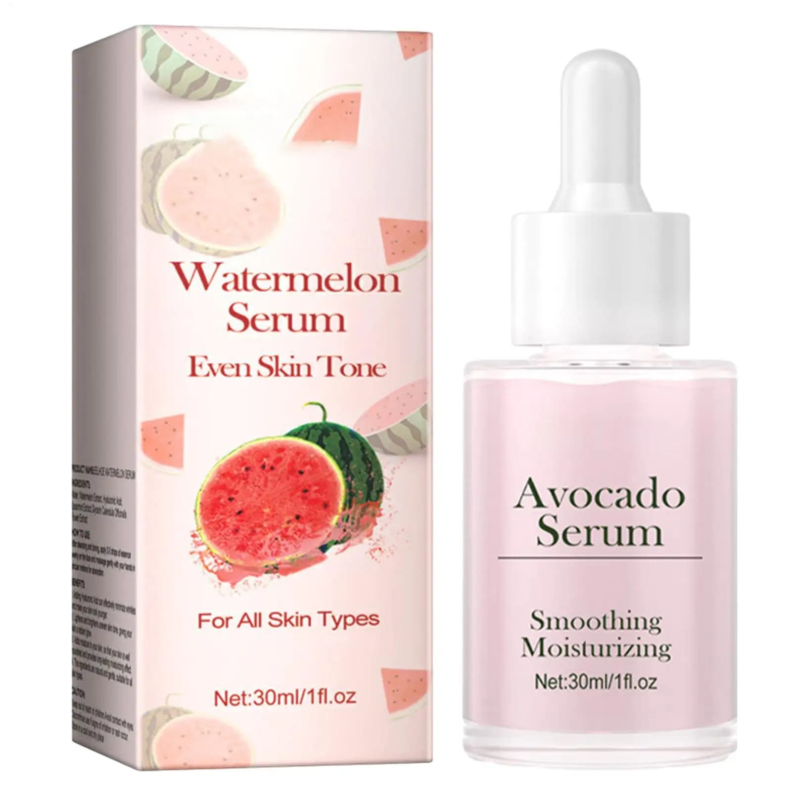 30ml Niacinamide Facial Serum Fade Moisturzing Shrink Pores Smooth Avocado Serum Diminish Fine Lines Firming face Serum