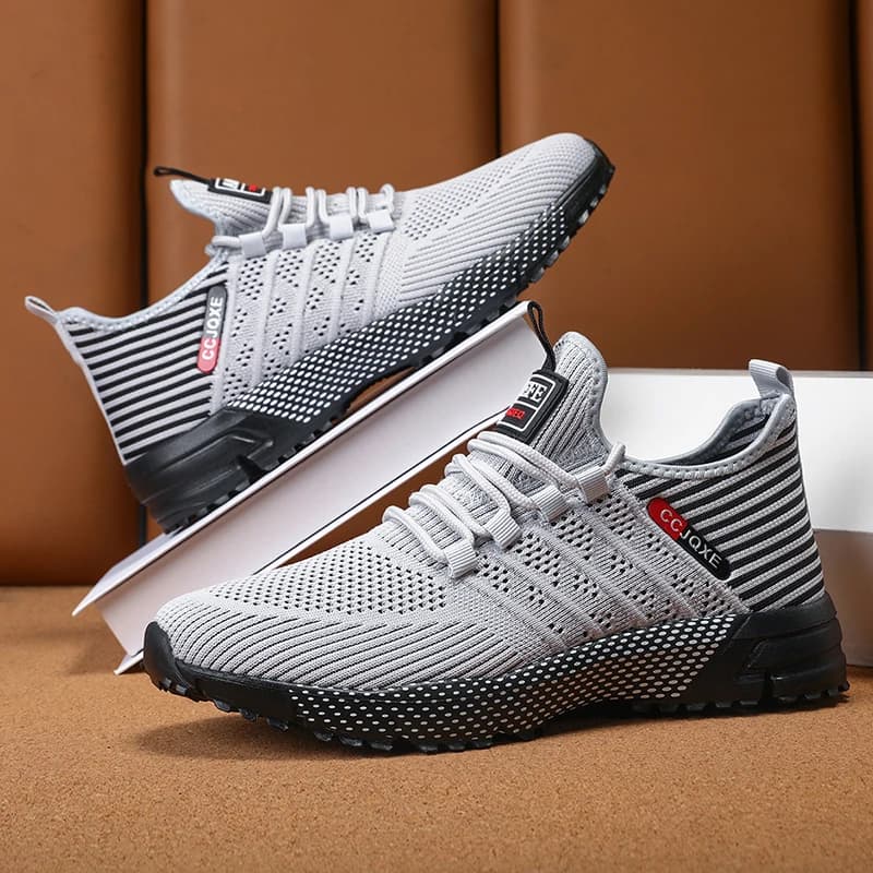 Scarpe da ginnastica da corsa da uomo 2025 nuove scarpe da passeggio casual alla moda ultraleggere in mesh traspirante scarpe da jogging da palestra per allenamento sportivo all'aria aperta