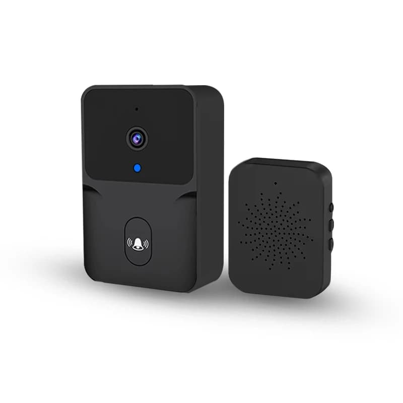 Campanello WiFi con Archiviazione Cloud Gratuita, Basso Consumo, Spioncino Video Visivo, Visione Notturna, Sicurezza Domestica