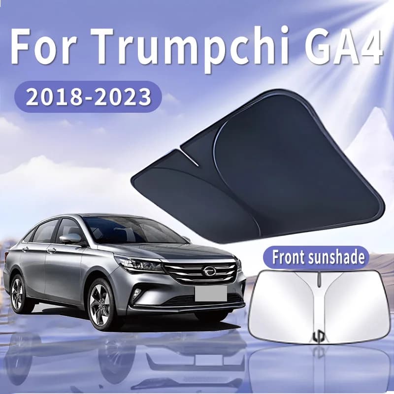 Parasole Pieghevole per Auto Trumpchi GA4 2018~2023 2020, Protezione Termica per Parabrezza Anteriore, Accessori Auto Estivi