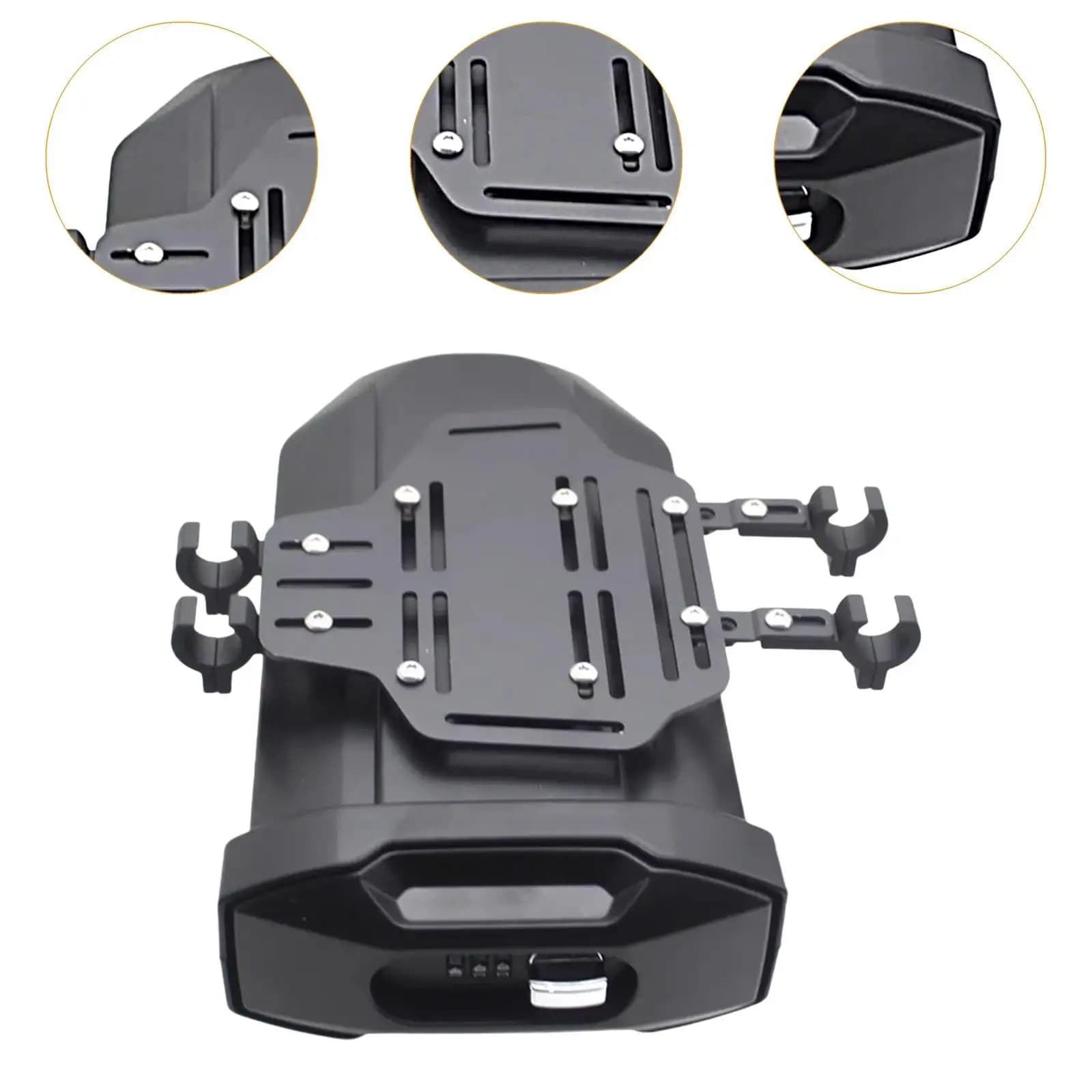 Motorcycle Storage Box Expedition Vehicle Tools Case Solid 3.8 Liters Waterproof