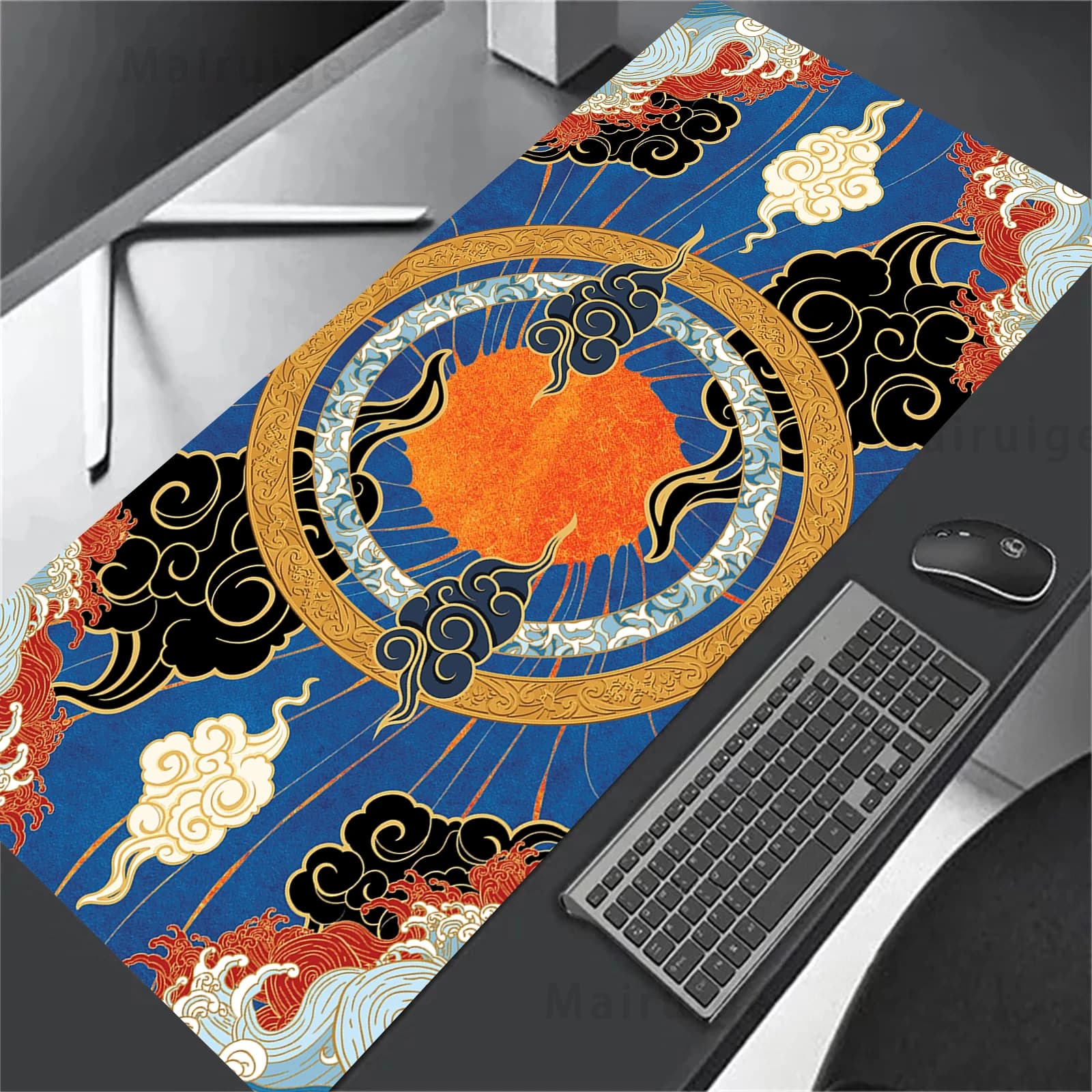 Mousepad Gaming Desk accessori Pc Office Mouse Pad Amaterasu Pad per Computer Mouse tappetino per Mouse impermeabile controllo desktop