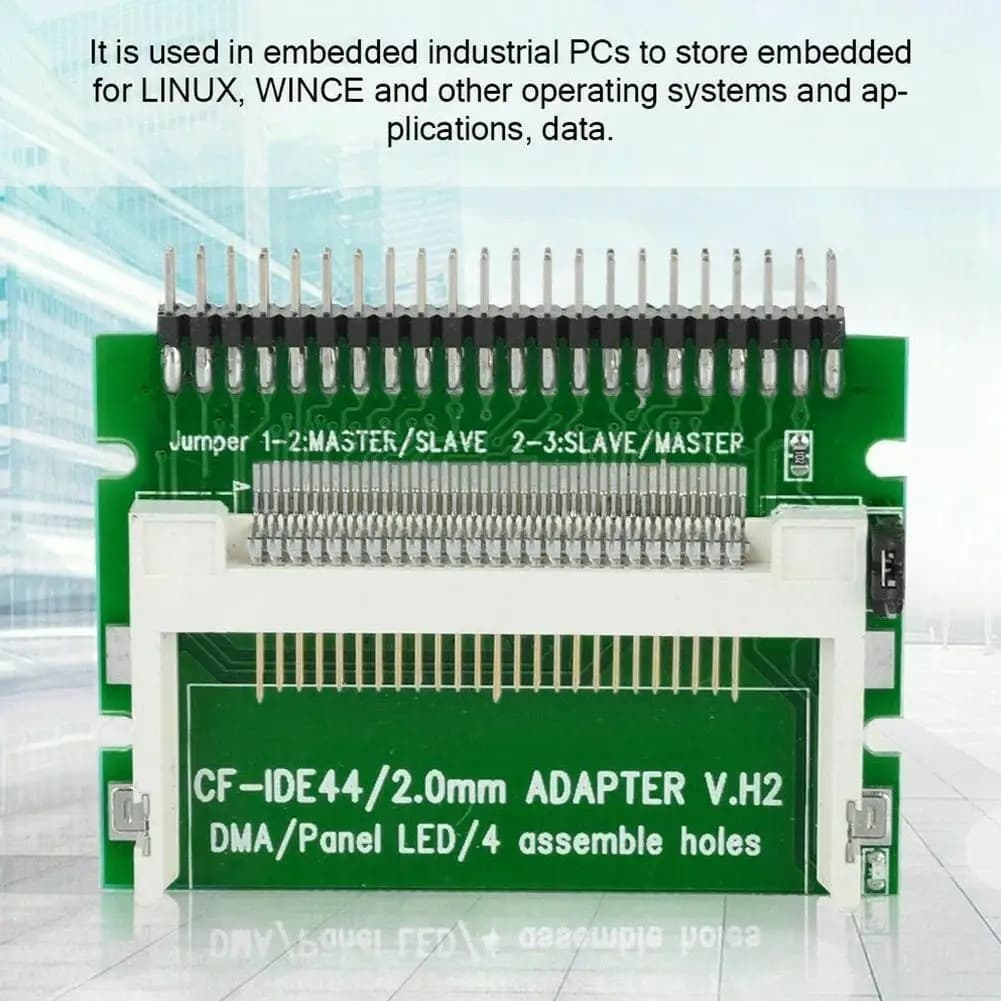 Adattatore per scheda Flash compatta CF a scheda adattatore HDD SSD IDE Scheda di memoria CF Flash compatta a scheda adattatore IDE da 44 pin da 2,5 pollici