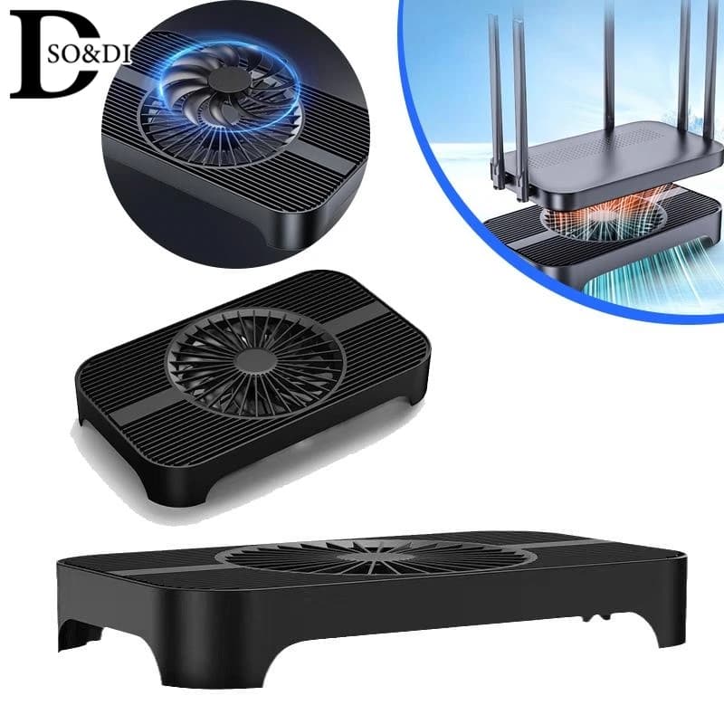 Staffa di raffreddamento del router USB per Mini PC Modem Wifi TV BOX Supporto per radiatore STB Disco rigido mobile portatile Ventola di raffreddamento per laptop