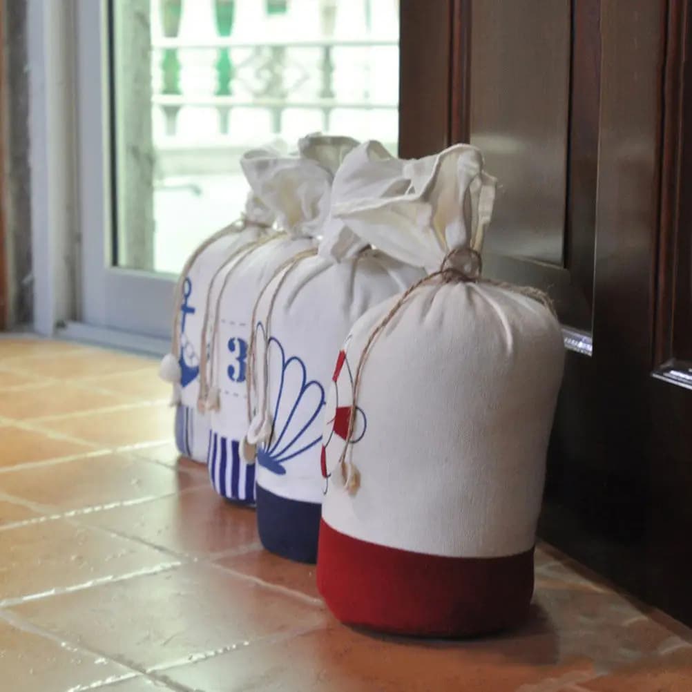 Fermaporta in Stile Mediterraneo, Antiscivolo, Decorativo, Protezione per Bambini, Prevenzione Collisioni, per Casa e Ufficio