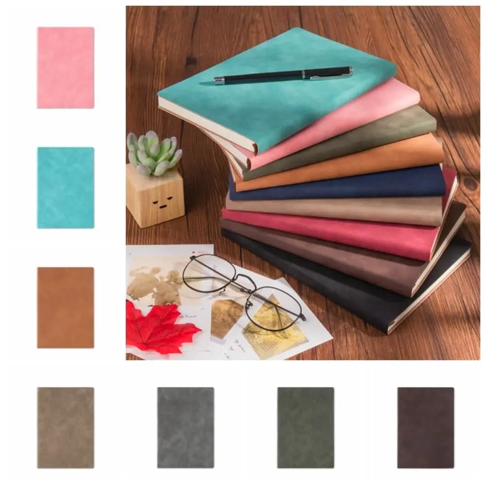 10 colori Memo Diario Planner A5 Notebook Agenda Organizzatore Blocco note aziendale Blocco note A5 Prendendo appunti Cancelleria ispessente