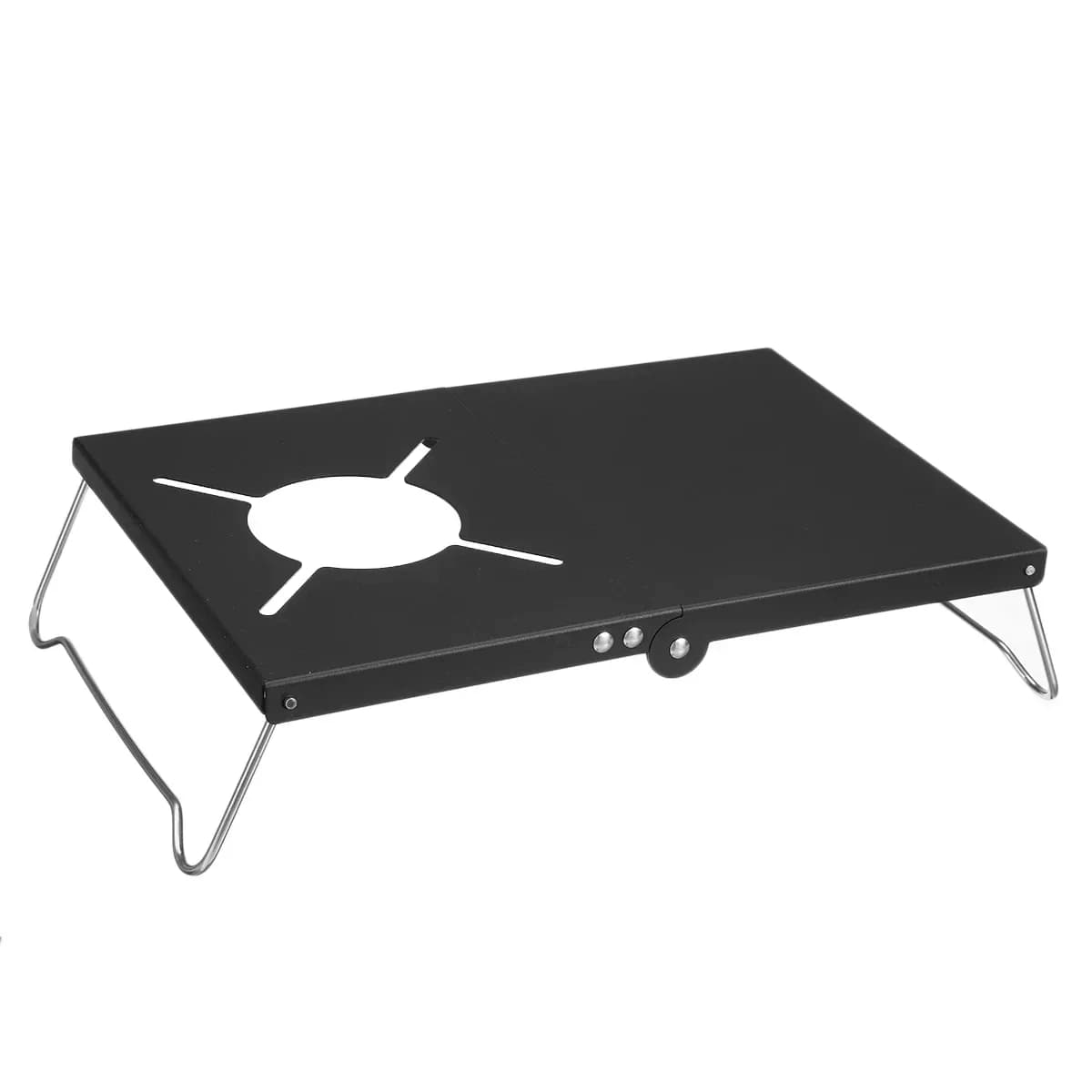 1PCS Mini Camping Table Thermal Shield Gas Stove Stand Camping Mat Table Folding Table For SOTO ST-310/ST330/CB-JCB/TRB250 Gas burners