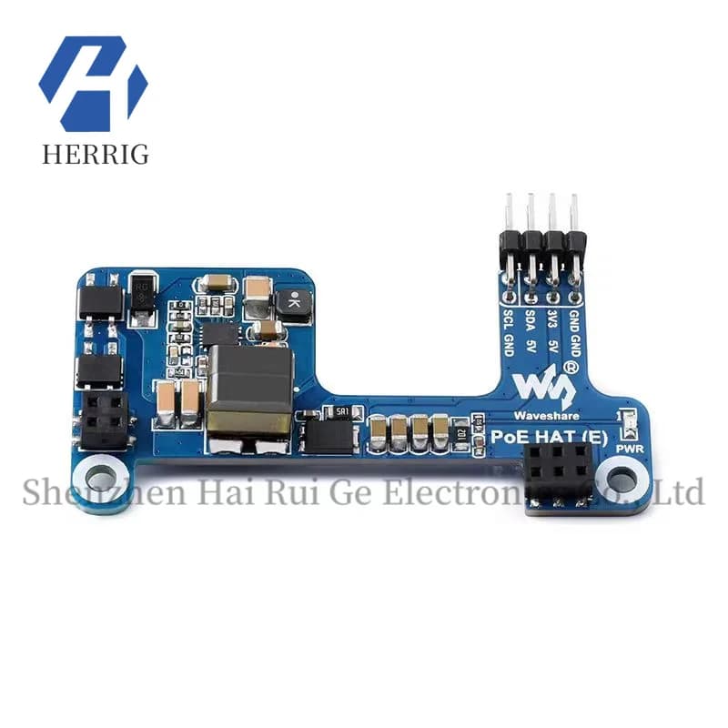 MicroSnow Raspberry Pi 3B/4B Ethernet Power over Ethernet (POE) expansion card module supports 802.3af network standard