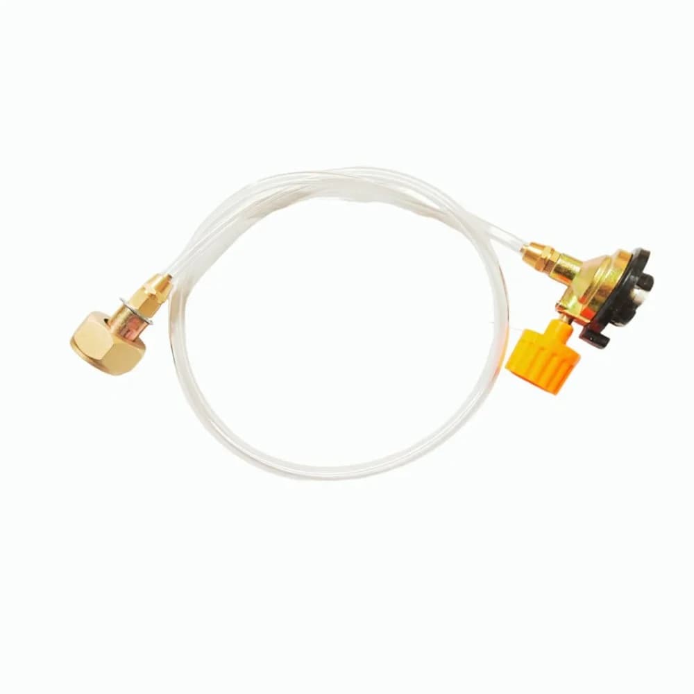Outdoor Camping Gas Burner Connector Converter German Standard Propane Stove Adapter For Card Long Flat Tank Heating Tool