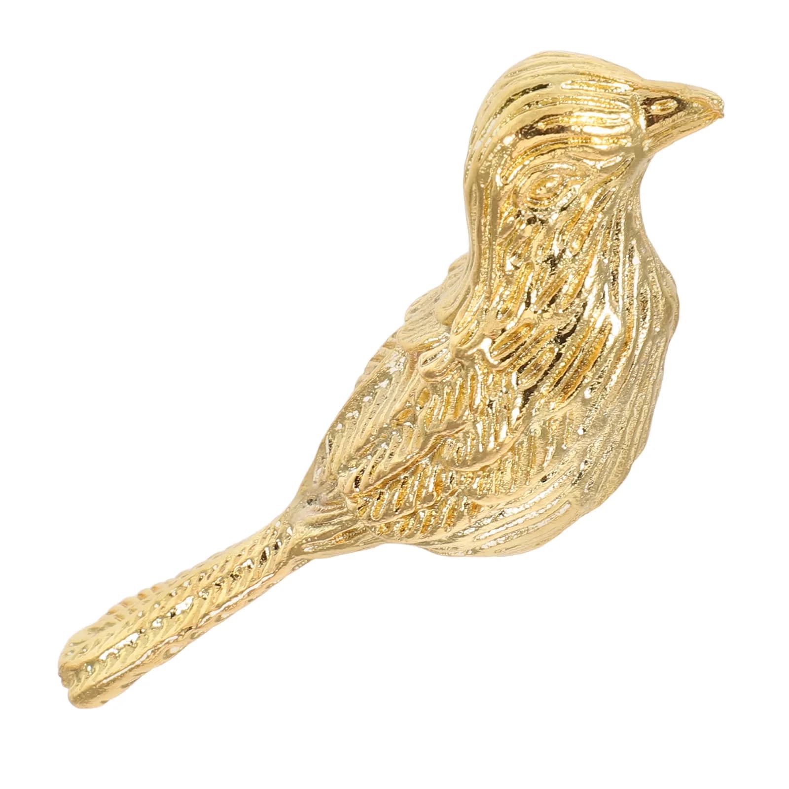 Maniglie per cassetti a forma di uccello in ottone, pomelli dorati per mobili, ferramenta decorativa per armadietti da cucina, cassettiere, guardaroba e credenze