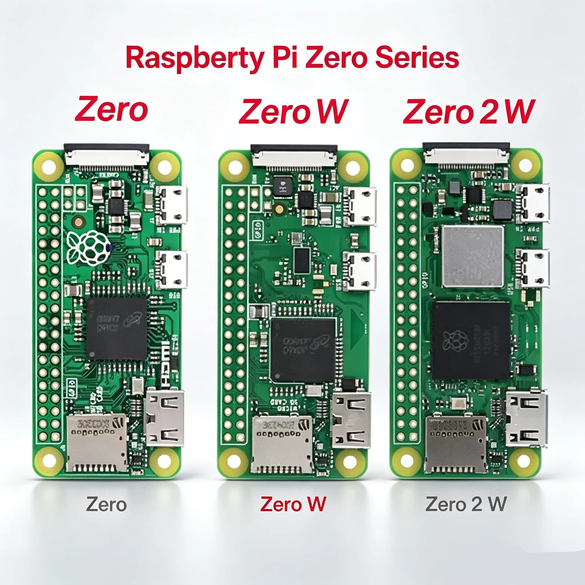 Raspberry Pi Zero 2 Development Board Zero 2W-Solder Quad-Core 64-Bit-A53 BLE & WiFi,Optional With Pin Header