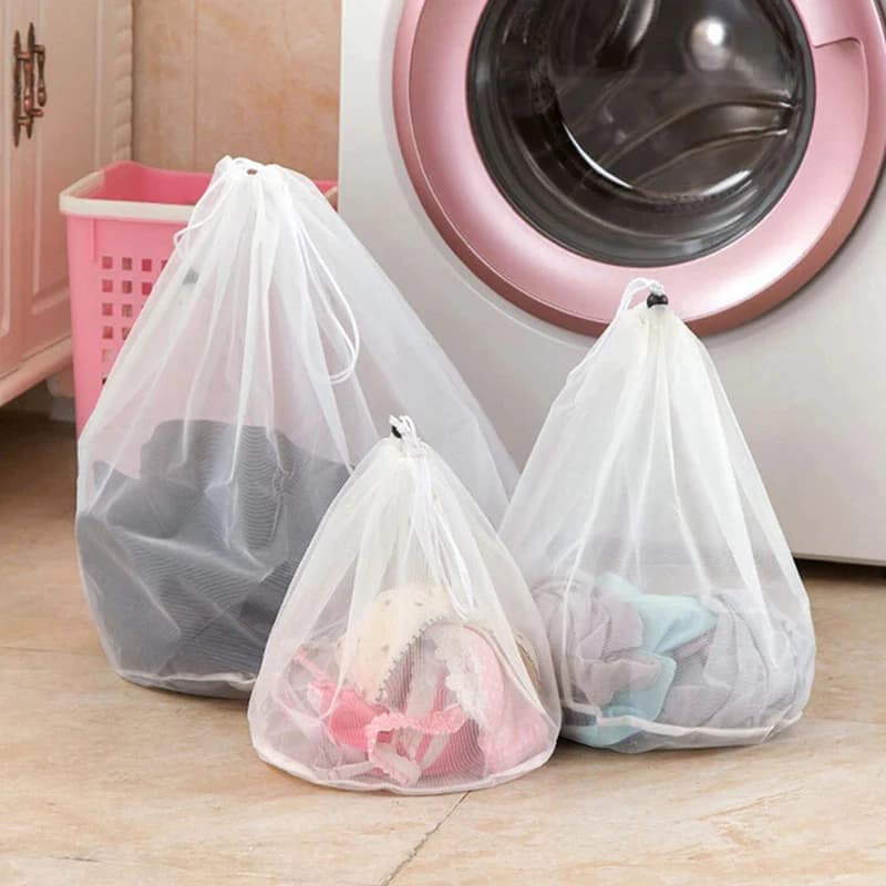 1/2/3/4Pcs New Thickened Large Mesh Net Laundry Wash Bags For Washing Machine Clothing Protection Organizer Bags