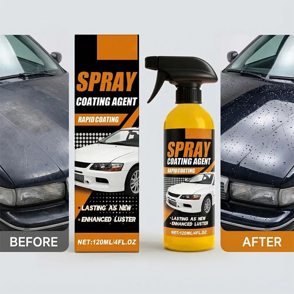 Cera per rivestimento ceramico auto, spray lucidante per carrozzeria, agente idrofobico, protezione lucidante, accessori auto