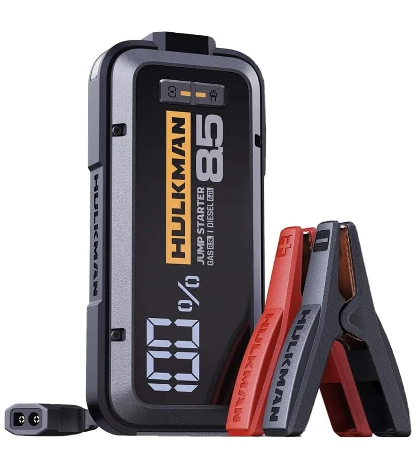 HULKMAN Alpha85 Avviatore d'Emergenza per Auto 2000A 20000mAh, Booster Batteria NUOVO SIGILLATO