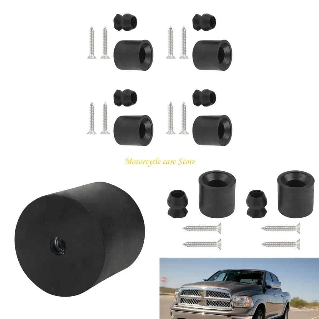 Porta della porta del rimorchio cavallo U75F 4pcs con presa in gomma e tappi per porte gomma in plastica set per