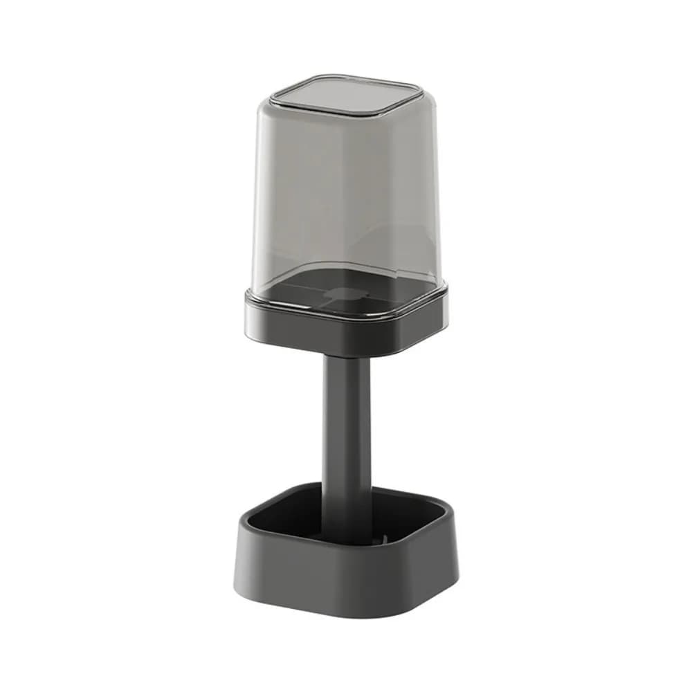 Dustproof Toothbrush Holder with Lid All-in-One Toothbrush Organizer Multi-functional Portable Toothpaste Rack Couple
