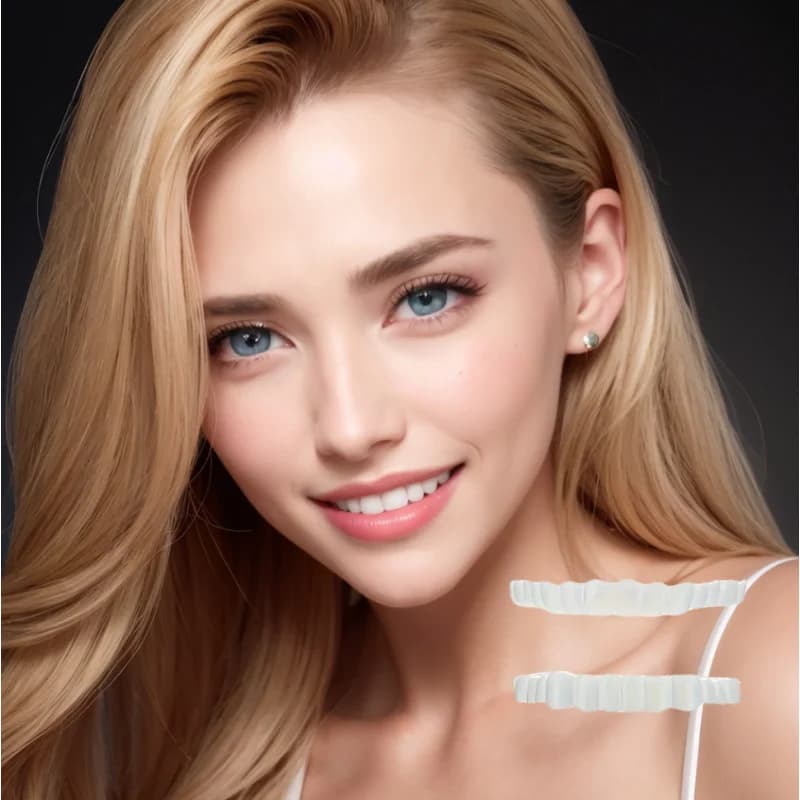 Copertura per Denti Finti a Calzata Perfetta, in Silicone, per Sbiancamento e Sorriso, Strumento per Denti Superiori, Copertura per Denti Falsi, Cura dell'Igiene Orale