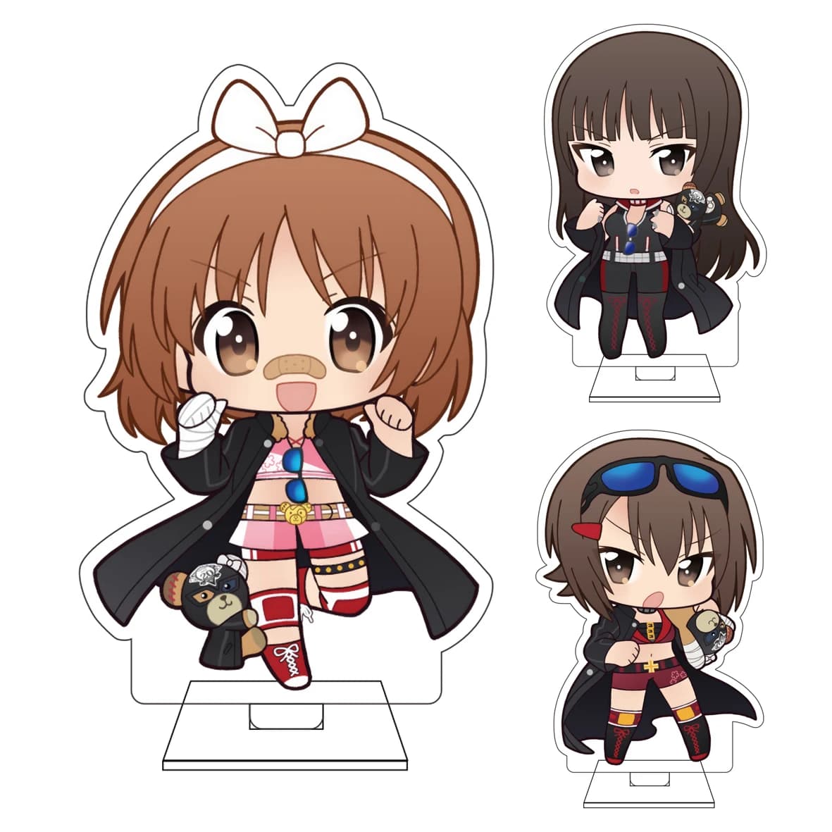 Anime da 10 cm ‌ GIRLS und PANZER Cosplay Simpatico Espositore in Acrilico con Personaggi Isuzu Hana Takebe Saori Nishizumi Miho Ornamenti Regalo
