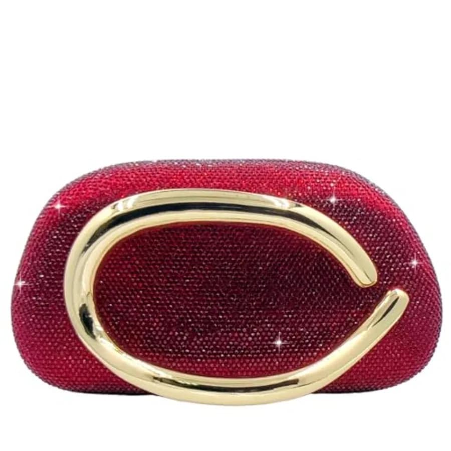 Mini Pochette con Strass per Donne, Borse da Sera Formali, Pochette Scintillanti con Cristalli, Borsette da Cerimonia