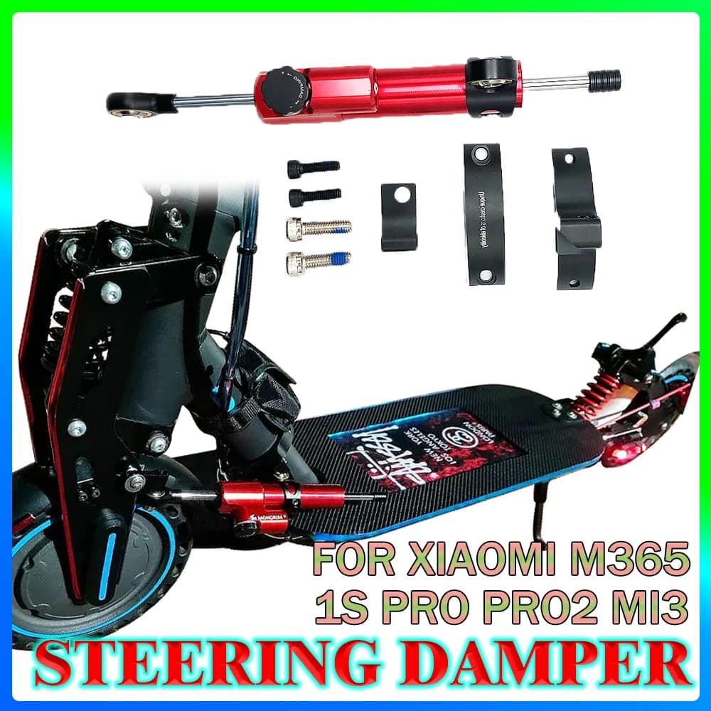 Kit staffa stabilizzatrice ammortizzatore di sterzo regolabile Parte modificata Kickscooter per Xiaomi M365 1S Pro Pro2 MI3 Scooter elettrico