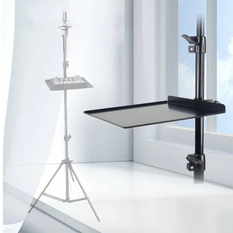 Multifunctional salon tray for hairdressers with tripod Hair wig tools easy to use Hair tray wig tray with adjustable height