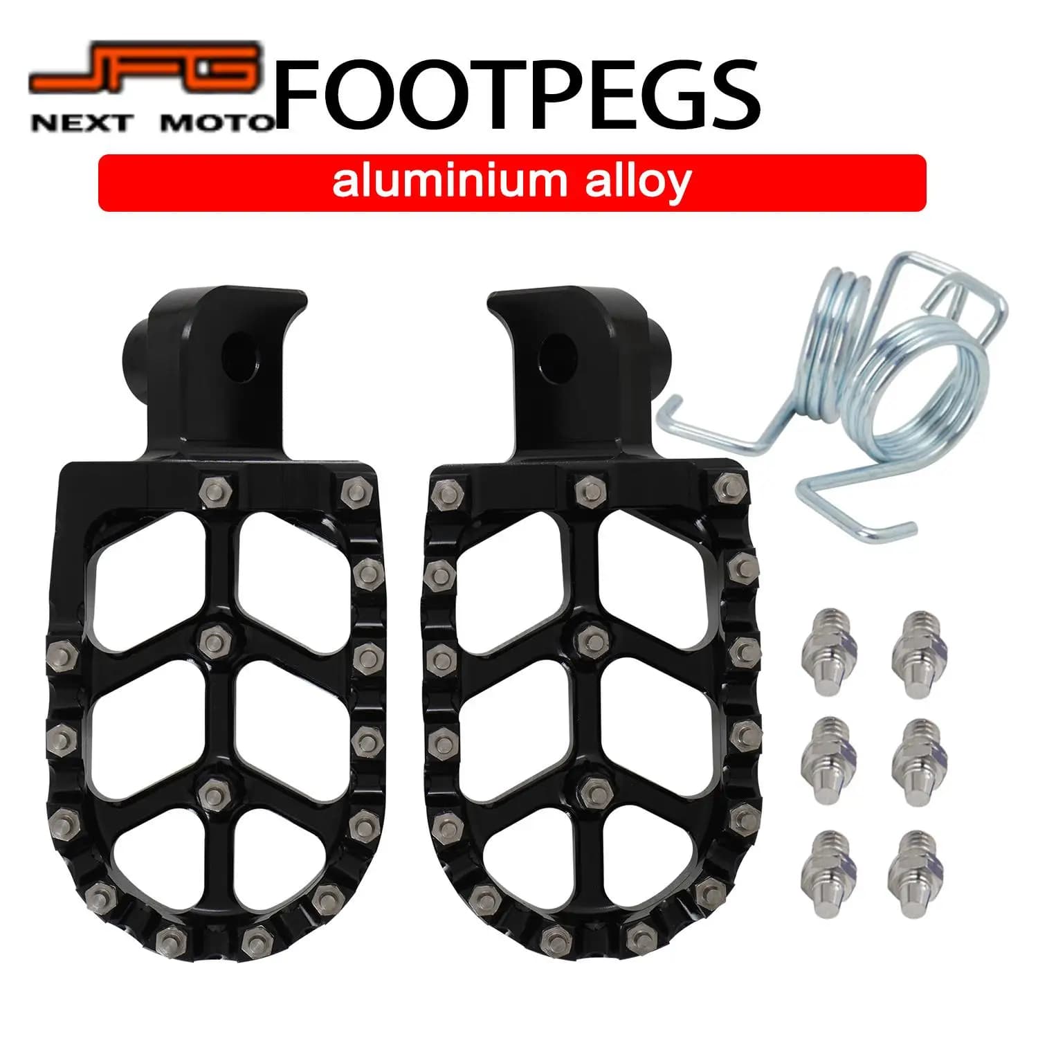 Moto Pedane Elettrica Dirt Bike Poggiapiedi Per KLX110 TW200 PW50 80 TTR90 90E CR/CRF/XR 50/70/80/100/110 JFG Pedana Set