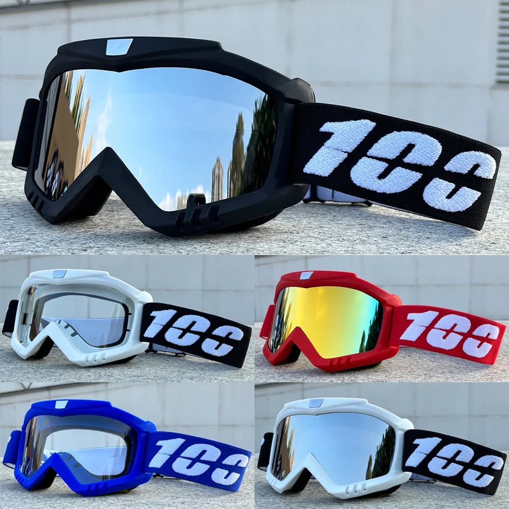 Occhiali da Moto, Occhiali da Ciclismo, Occhiali Sportivi per Sci Fuoristrada, MX, ATV, Dirt Bike, Occhiali da Corsa, Occhiali da Motocross, Occhiali da Bicicletta