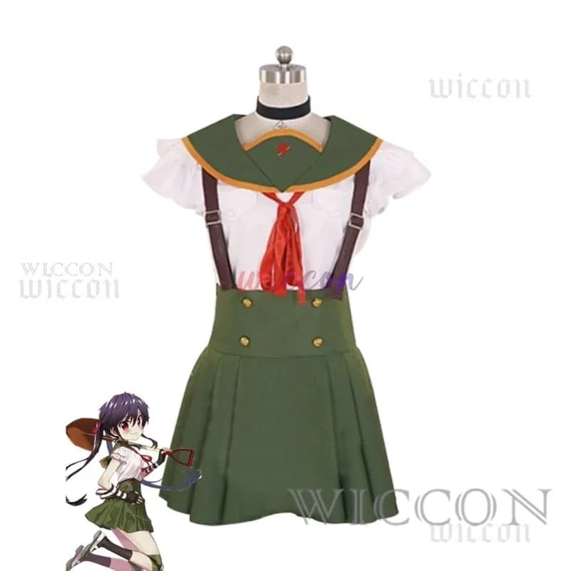 NuovoKurumi Gakkou Gurashi! -Vivi! Costume Kurumi Ebisuzawa Set completo Uniforme scolastica su misura Cosplay Halloween2025