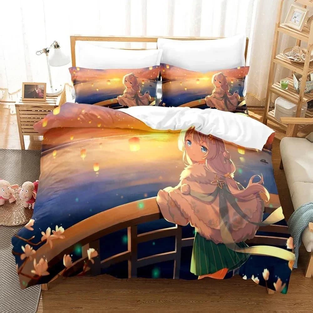 Set di biancheria da letto 3DDistrezione Set copripiumino con federa Copripiumino matrimoniale completo Queen King