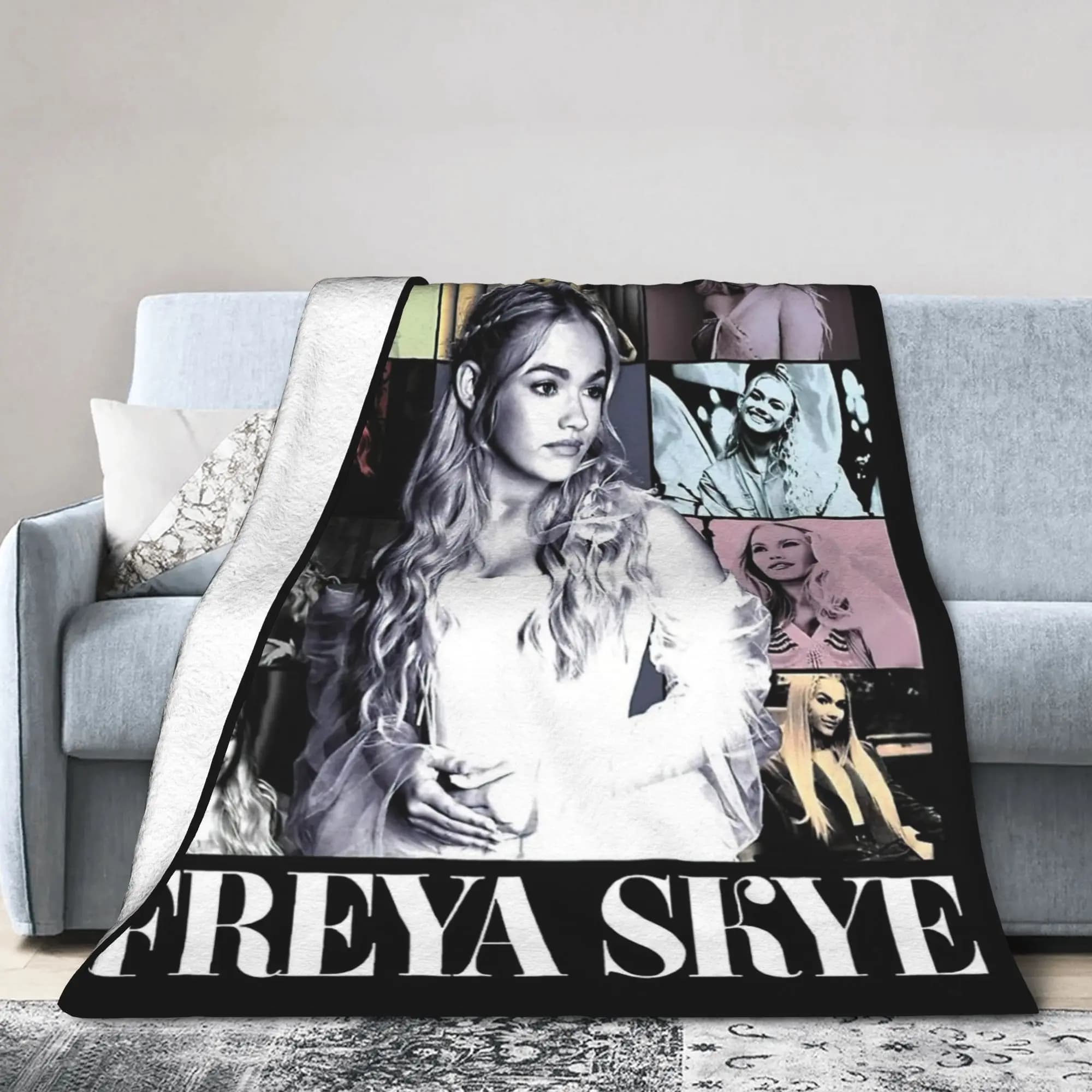 Coperte in Pile Freya Skye, Multifunzione, Calde, per Letto e Viaggio