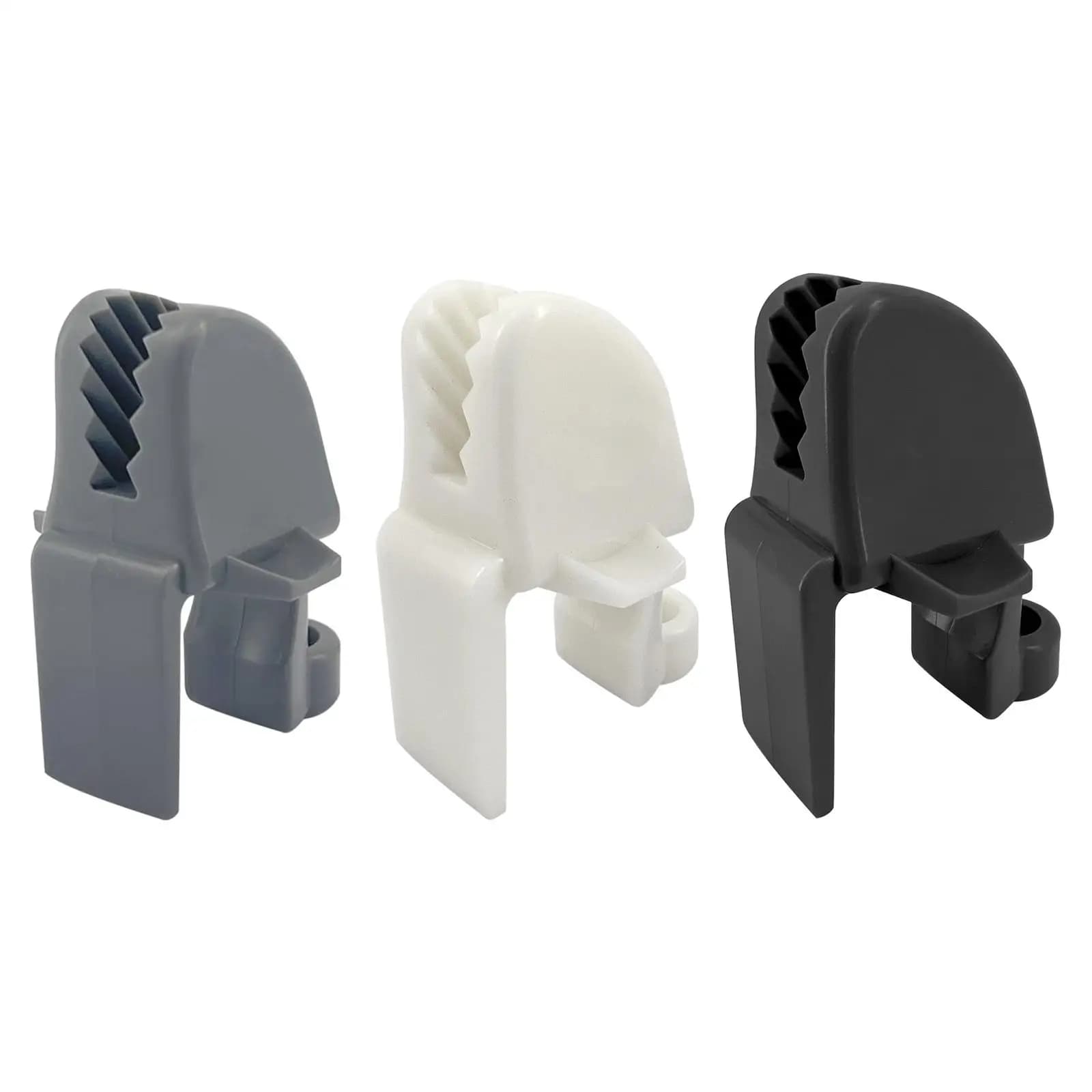 Clip di regolazione per barche per pontone Accessori per barche per pontone, tacchette per binari in nylon di ancoraggio Gancio per binario quadrato per esterni