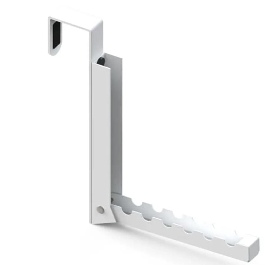 1 Pezzo Gancio Appendiabiti da Porta, Stendibiancheria Pieghevole da Porta per Appendere Vestiti, Porta Asciugamani da Porta