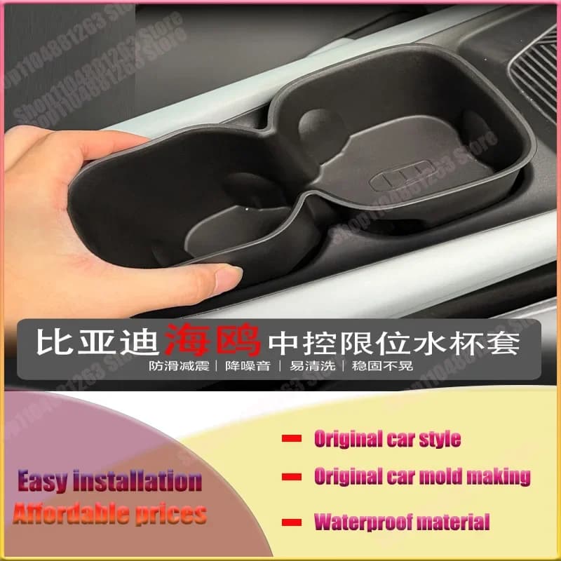 Per BYD Seagull Coprisedile per tazza d'acqua Coprisedile per tazza d'acqua Tappetino antiscivolo Accessori per la modifica degli interni dell'auto