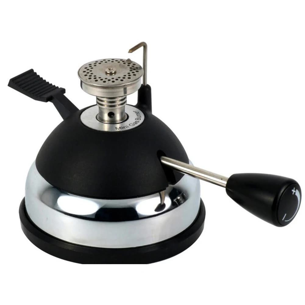 Mini butane burner for table siphon, adjustable flame cooker, butane gas burner for picnic, camping, trips