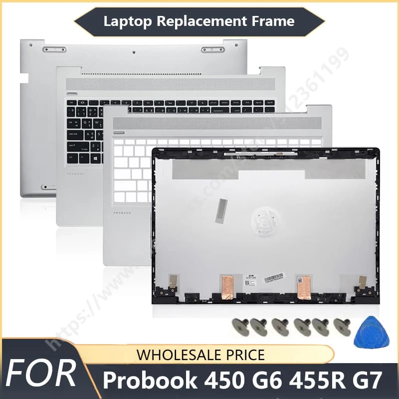 NUOVO Per HP Probook 450 G7 455R G7 PRO 15 G3 LCD Del Computer Portatile Della Copertura Posteriore Lunetta Anteriore Palmrest Custodia Inferiore tastiera DEGLI STATI UNITI