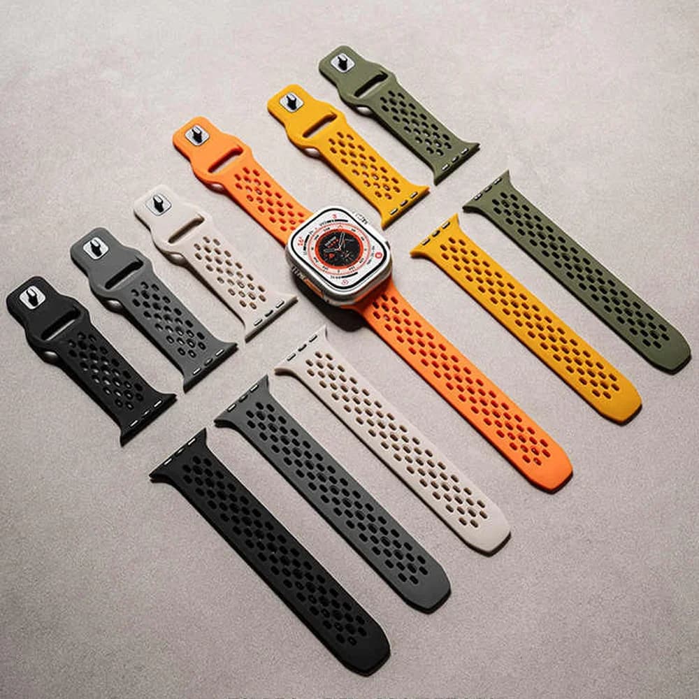 Cinturino in morbido silicone per Apple Watch 10/11 46/42mm Ultra 3/2/1 49mm Bracciale comodo per iwatch 9 8 7 6 5 SE/3 45mm 41mm 44mm