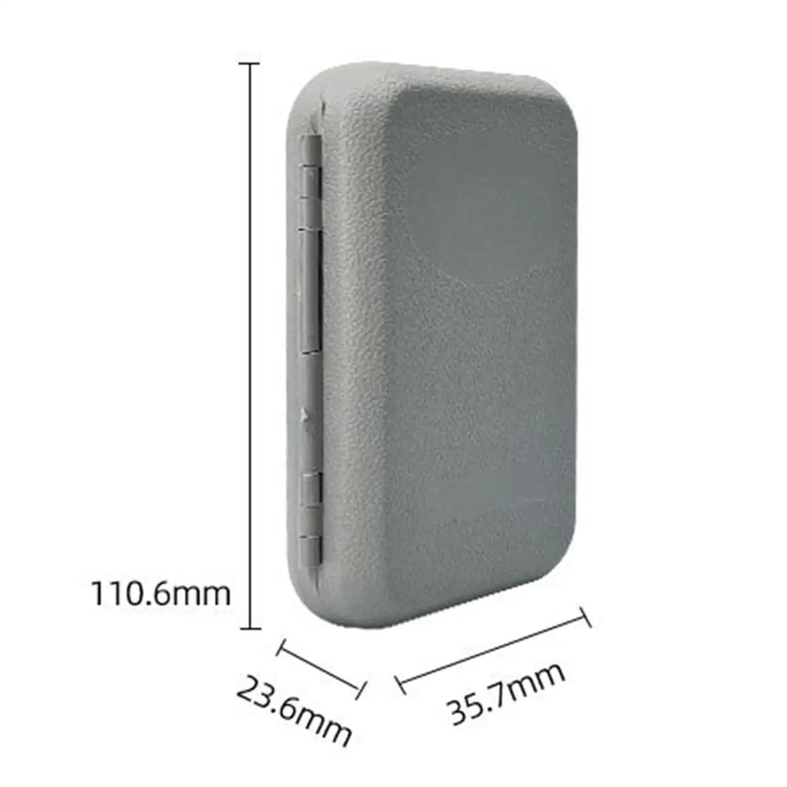 Compact Fishing Tackle Case with Foam Pad Insert Portable Organizer for Artificial Baits and Lures for Bass Trout