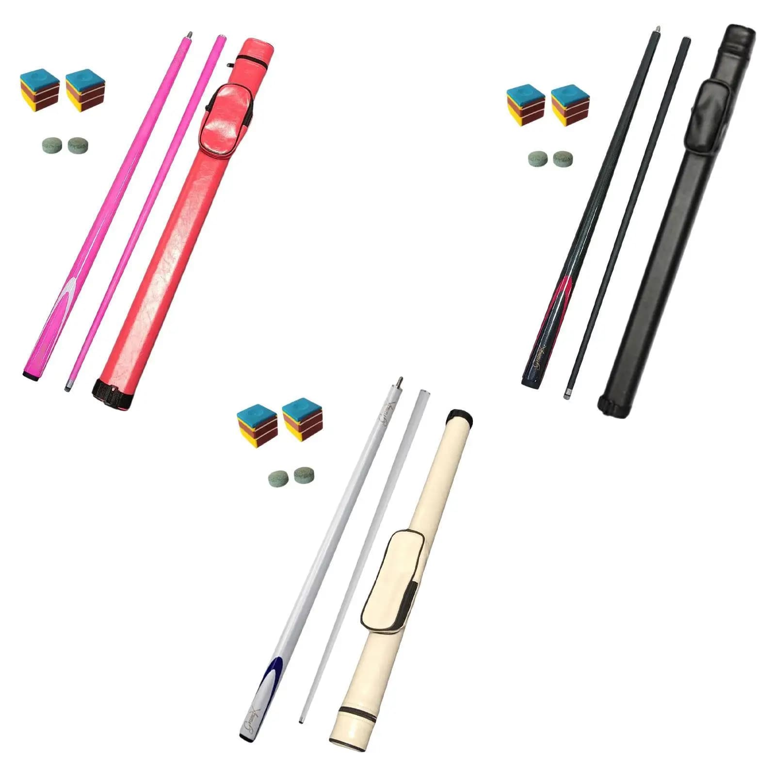 Stecca da Biliardo Portatile Scomponibile 1/2 per Competizioni e Giochi da Ufficio
