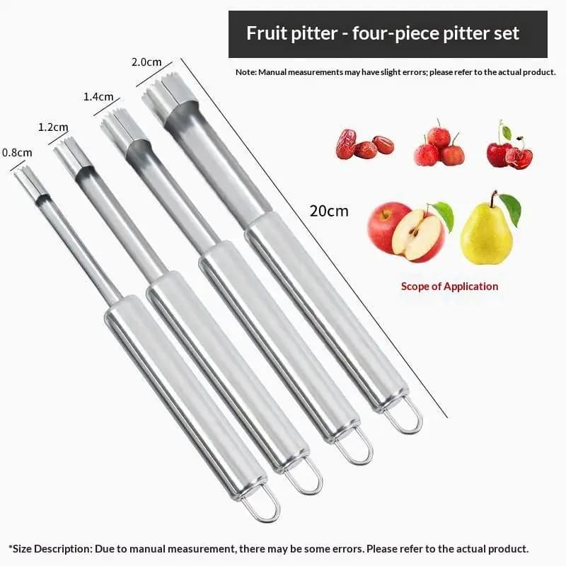 Stainless Steel Corer Fruit Seed Core Remover Pear Corer Seeder Slicer Knife Kitchen Gadget Fruit Vegetable Tool
