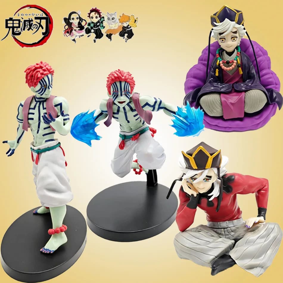 Figure d'Azione Anime Demon Slayer Douma Premium Chokonose Noodle Stopper 8-19CM, Modelli in PVC da Collezione